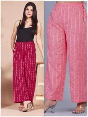 LOOPUP Regular Fit Women Multicolor Trousers