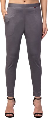 SHREE BALAJI Slim Fit Women Grey Trousers