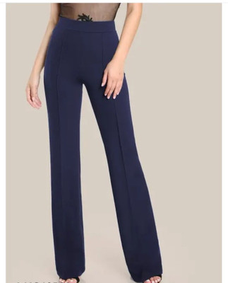 Rhenowear Comfort Fit Women Dark Blue Trousers