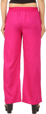 HouseOfCommon Regular Fit Women Pink Trousers