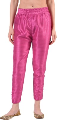 FLOREOS Regular Fit Women Pink Trousers