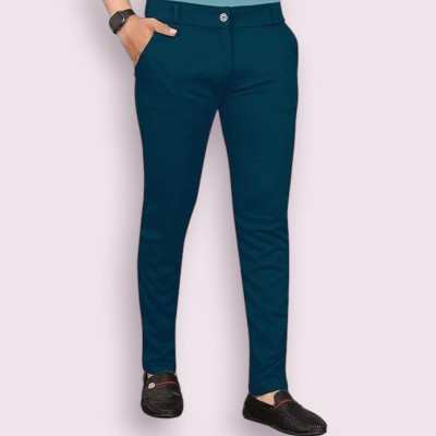 ISUEL FAB Slim Fit Men Multicolor Trousers