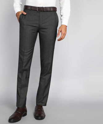 Raymond Slim Fit Men Grey Trousers
