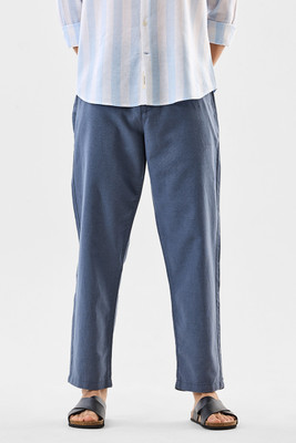 Snitch Relaxed Men Blue Trousers