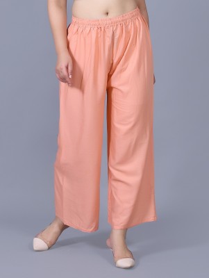 APQRS Flared Women Pink Trousers