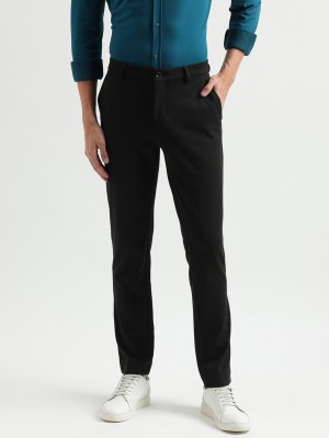 United Colors of Benetton Slim Fit Men Black Trousers