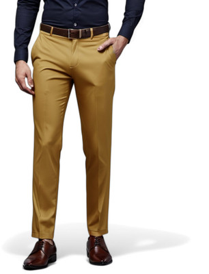 KIPEKEE Regular Fit Men Khaki Trousers