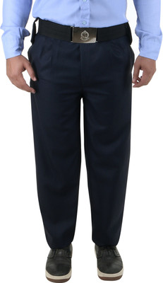 FABUNIFORMS Regular Fit Men Dark Blue Trousers
