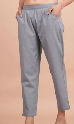 Moda Rapido Regular Fit Women Grey Trousers