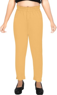 DMK Regular Fit Women Beige Trousers