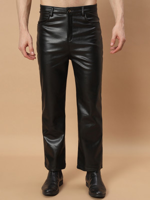 TANDUL Regular Fit Men Black Trousers