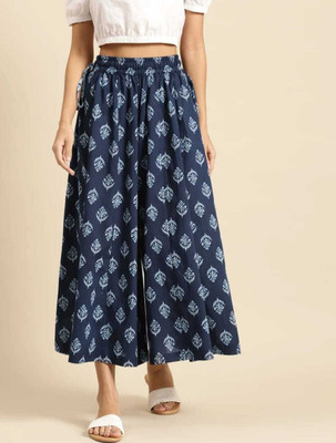 rainy rose Regular Fit Women Blue Trousers