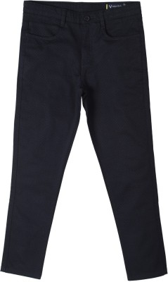 Allen Solly Slim Fit Boys Dark Blue Trousers