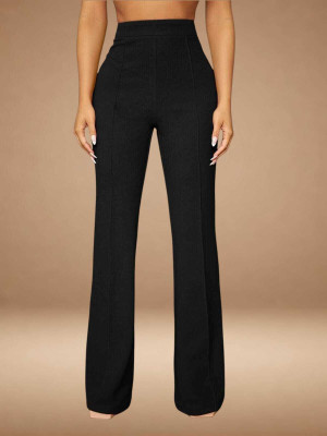 Anitafashion Regular Fit Women Black Trousers