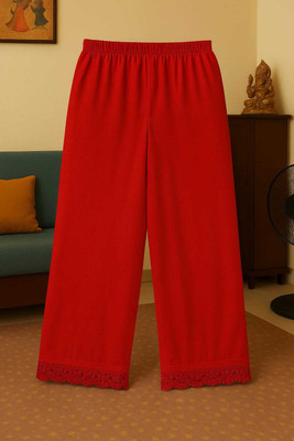Matangeez Regular Fit Women Red Trousers