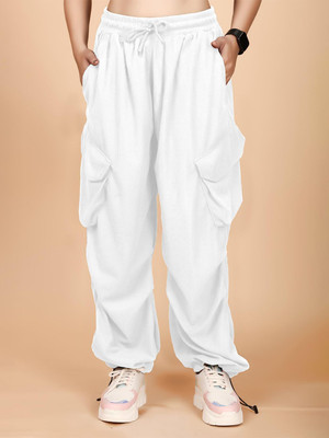 Moda Rapido Regular Fit Women White Trousers
