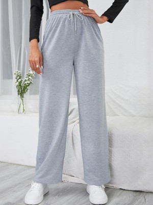 Pricha Loose Fit Women Grey Trousers