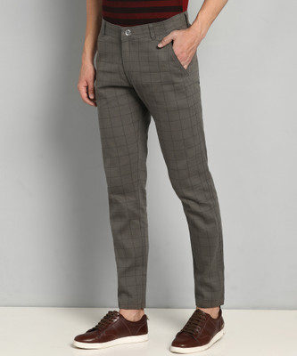 FUBAR Slim Fit Men Grey Trousers