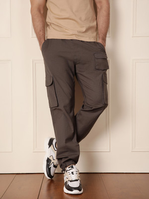 WROGN Loose Fit Men Brown Trousers