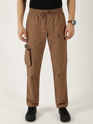 THOMAS SCOTT Regular Fit Men Brown Trousers