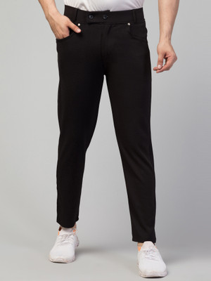 SUHAAN FASHION Regular Fit Men Black Trousers