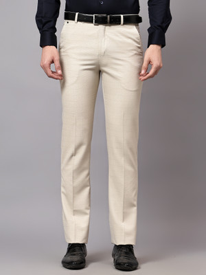 CANTABIL Regular Fit Men Beige Trousers
