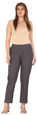 Avigat Regular Fit Women Grey Trousers
