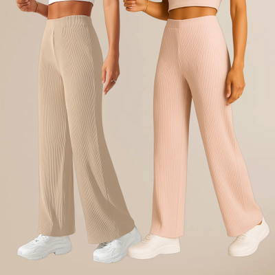 METRONAUT Comfort Fit Women Multicolor Trousers