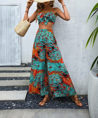 KOTTY Flared Women Multicolor Trousers