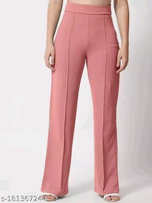SR ENTERPRISE Regular Fit Women Pink Trousers