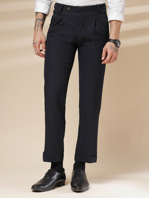 italianvega Regular Fit Men Dark Blue Trousers