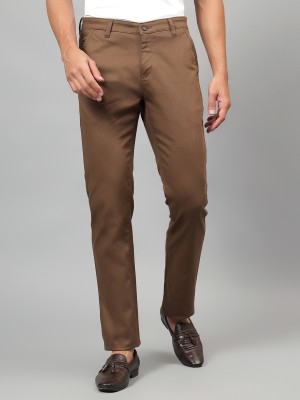 CANTABIL Regular Fit Men Brown Trousers