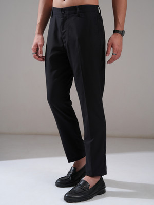 HIGHLANDER Relaxed Men Black Trousers
