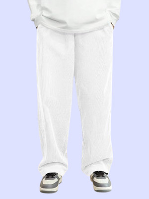 TOIX Regular Fit Men White Trousers