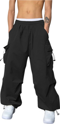 Leriya Fashion Regular Fit Men Black Trousers