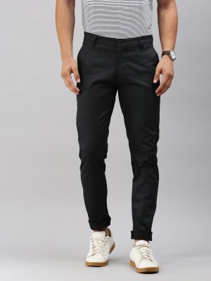 Classic Polo Slim Fit Men Black Trousers