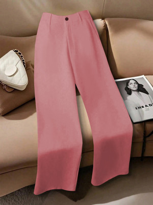 Toochki Regular Fit Women Pink Trousers