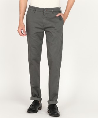 KILLER Slim Fit Men Grey Trousers