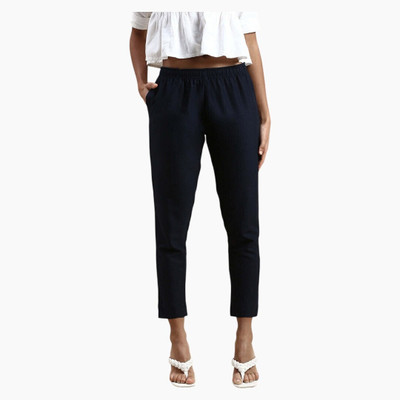INDIANRANG Regular Fit Women Dark Blue Trousers