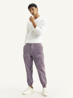 LEVI'S Regular Fit Men Purple Trousers