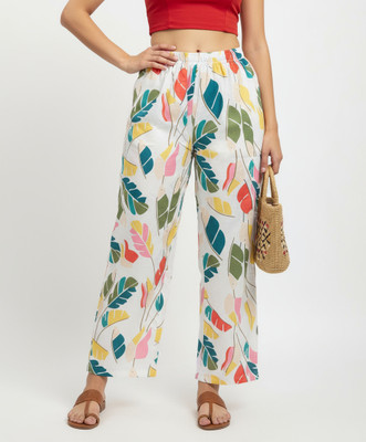 Ayesha j garment Straight Fit Women Multicolor Trousers