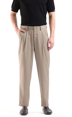 RARE RABBIT Relaxed Men Beige Trousers