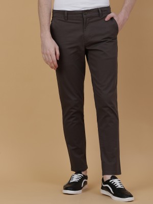 HouseOfCommon Regular Fit Men Brown Trousers