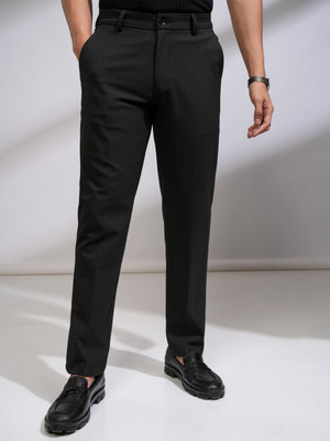 HIGHLANDER Slim Fit Men Grey Trousers