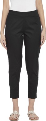 Rangmanch by Pantaloons Regular Fit Women Black Trousers