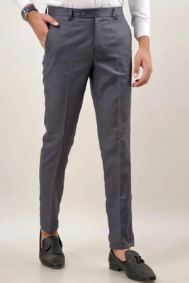 SEVEN HUNTERS Regular Fit Men Grey Trousers