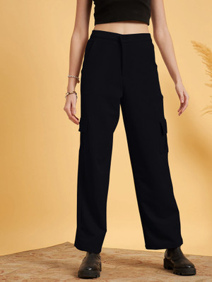 Dream Beauty Fashion Loose Fit Women Black Trousers