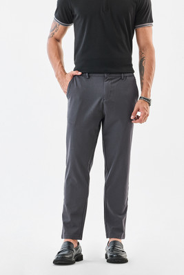 Snitch Relaxed Men Grey Trousers