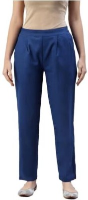 Thangamani Collections Regular Fit Women Blue Trousers