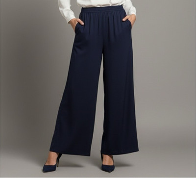 Tanushk Regular Fit Women Dark Blue Trousers